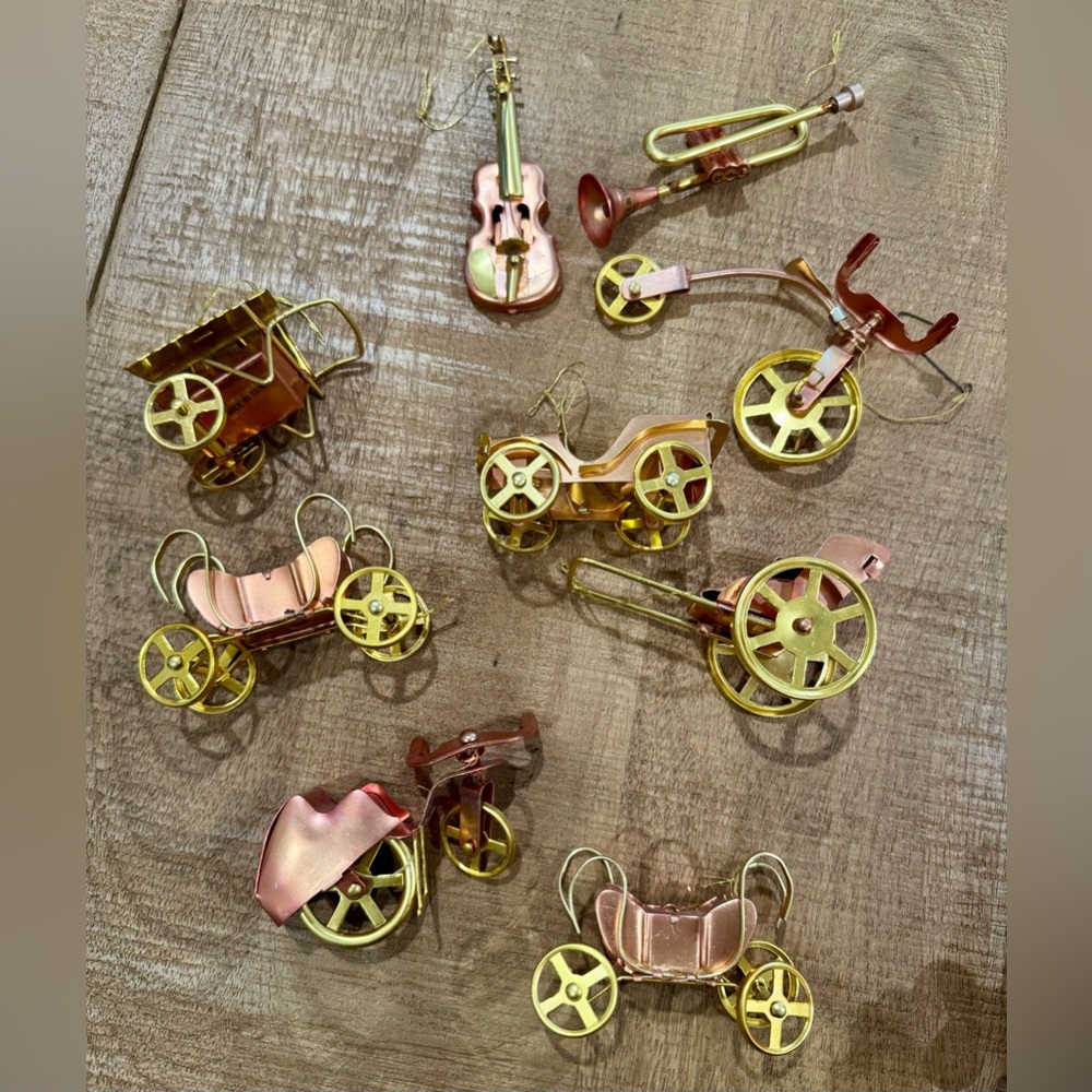 Vintage Brass and Copper Ornaments